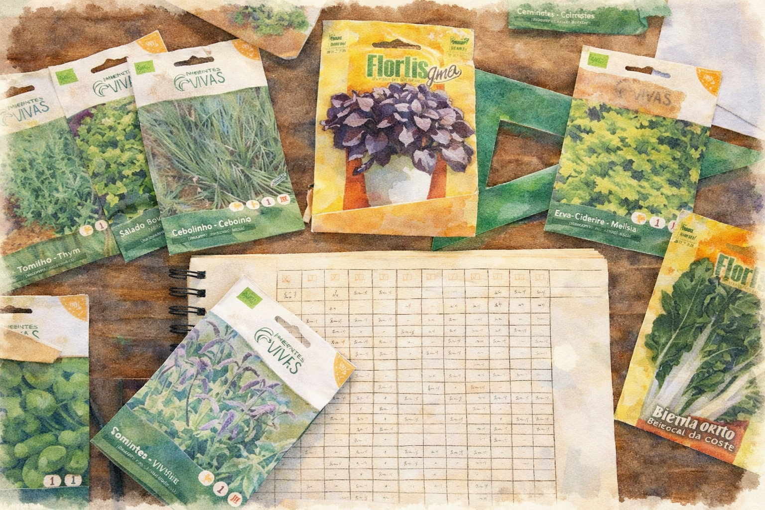 Como planear uma sementeira para horta ou jardim, conheça as nossas dicas para criar um plano organizado e adequado ao seu espaço