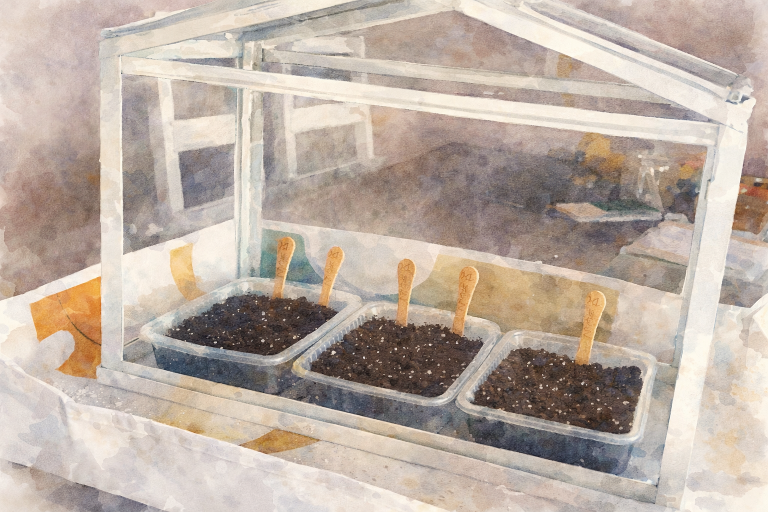 Saiba que exposição solar aprecia a sua sementeira para que as sementes germinem no tempo previsto