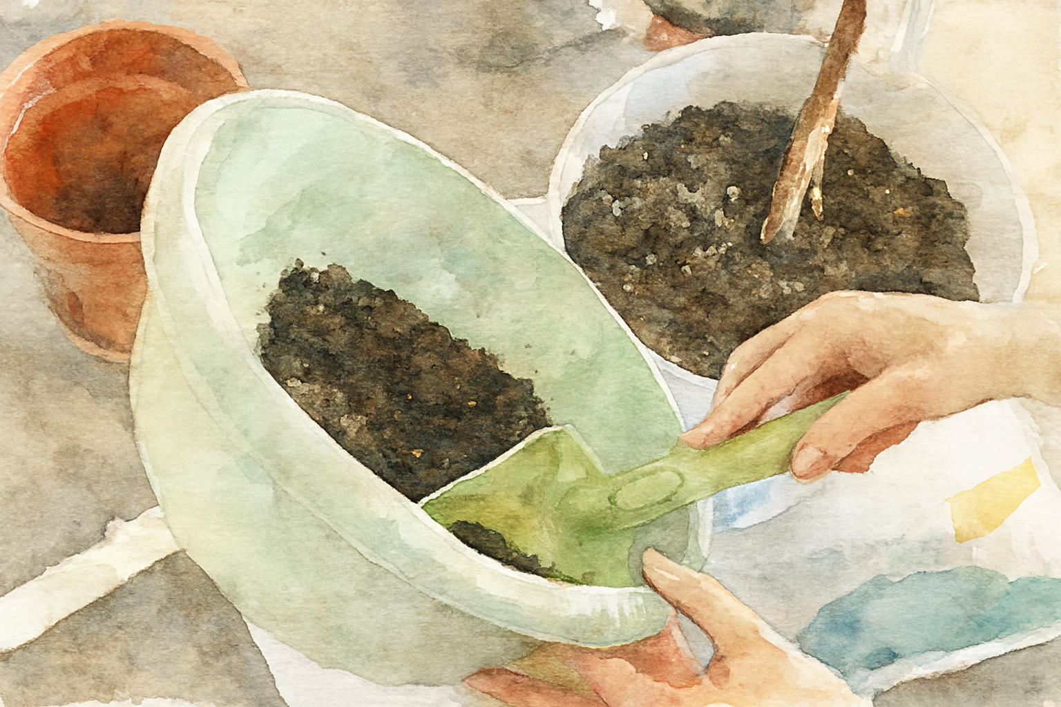 Passos ao pormenor para o transplante de plantas de interior com cuidado substrato natural aprenda passo-a-passo a mudar as plantas para vasos maiores