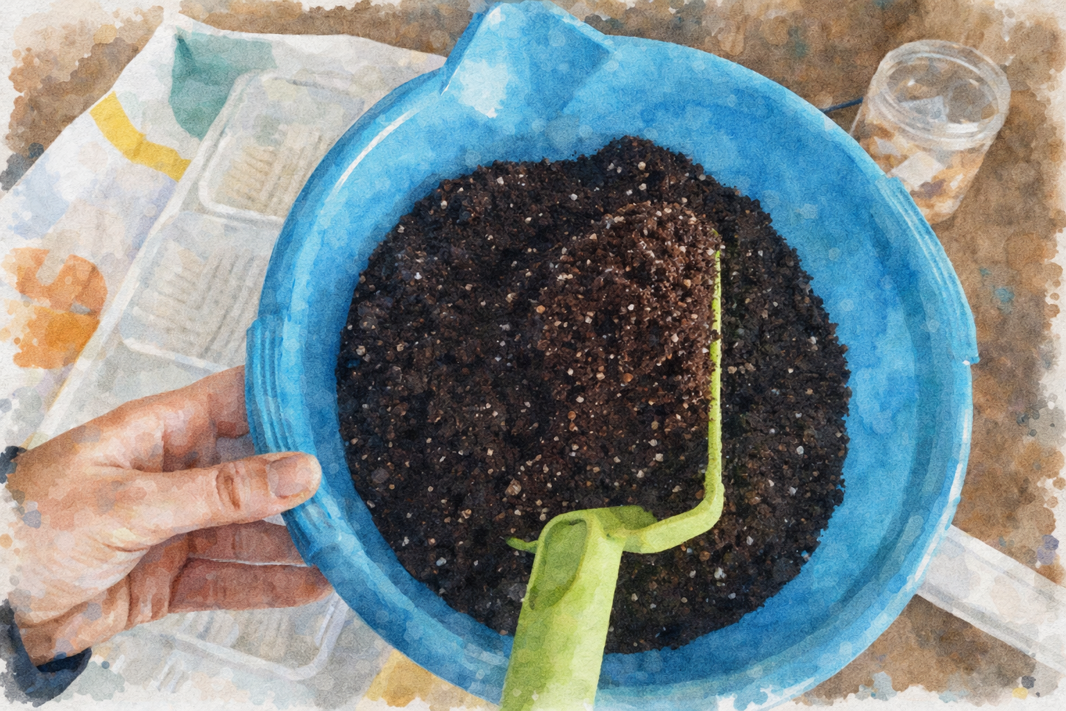 Compreenda que substrato terra deve usar para realizar a sua sementeira no interior de casa para que as suas sementes germinem