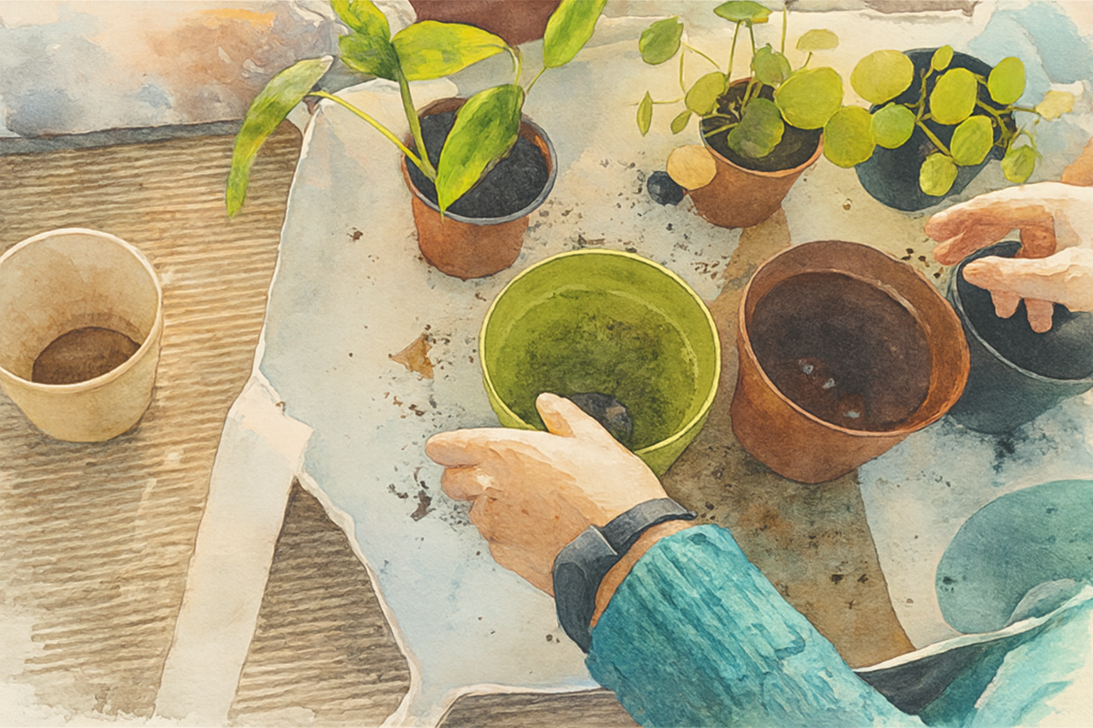 Dicas sobre vasos e como reutilizá-los de umas plantas para as outras